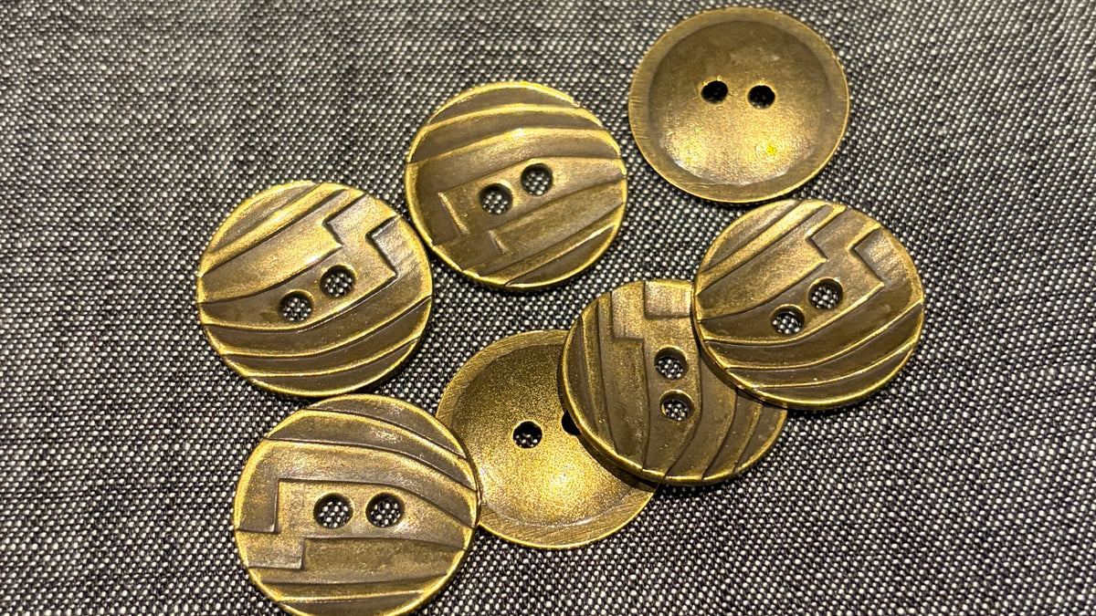 Bouton Disque de Bronze