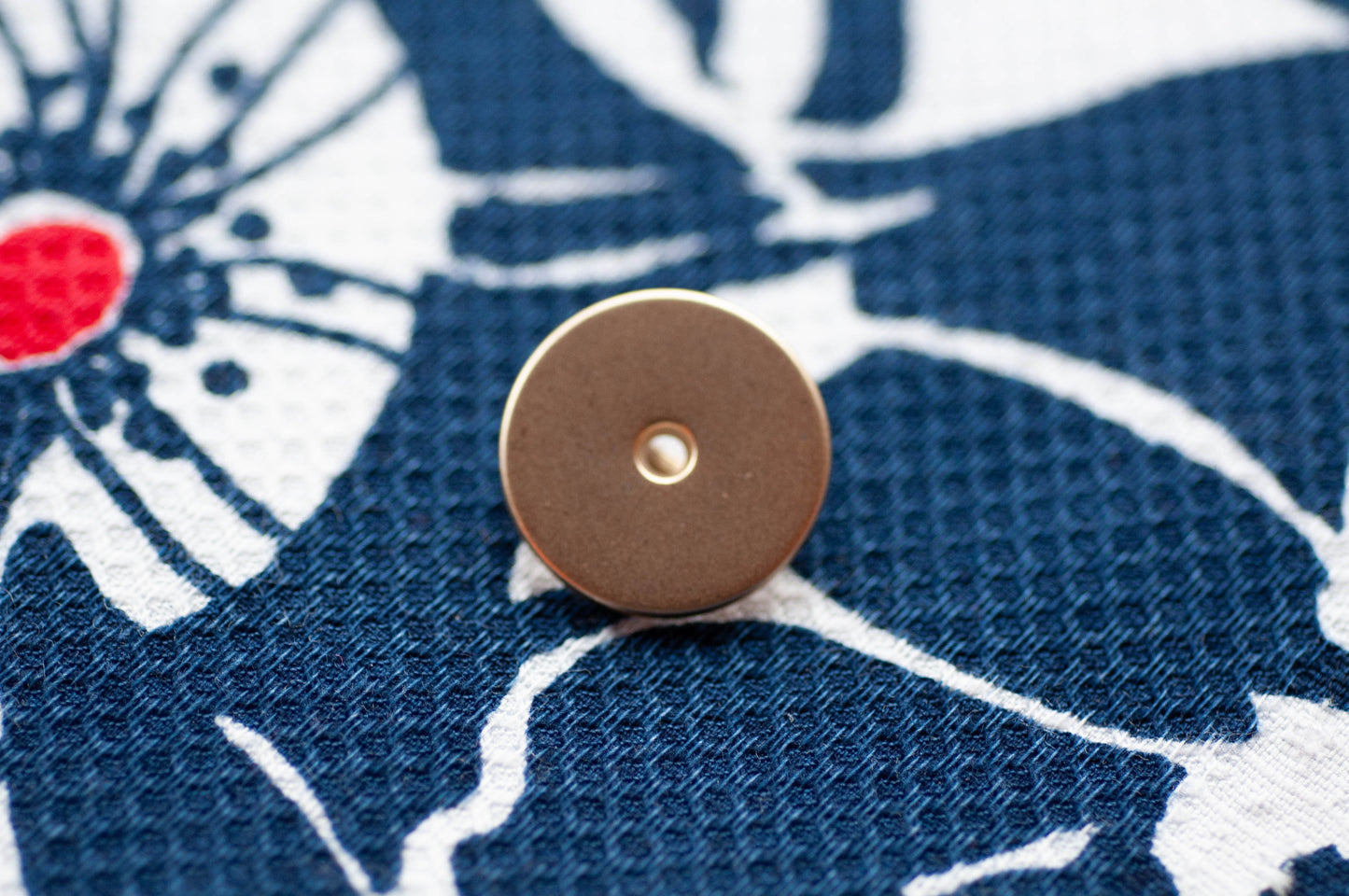Gold Shank Button