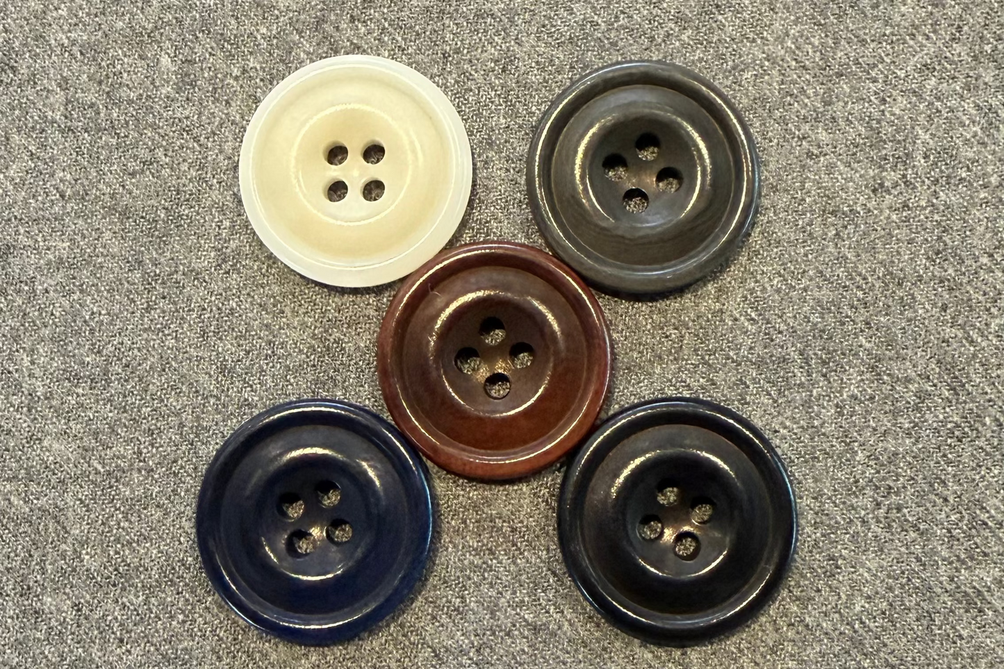Traditional Corozo Button (Two Sizes)