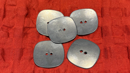 Large Square Metal Button