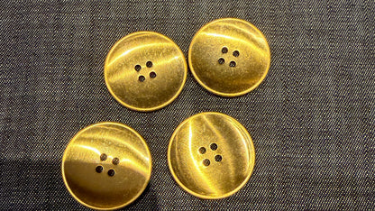 Gold-Coloured Button in 2 Sizes