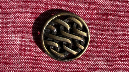 Bronze Shank Button with Links