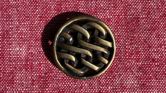 Bronze Shank Button with Links