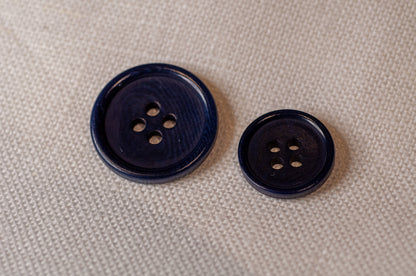 Traditional Corozo Button With Satin Finish (Two Sizes)