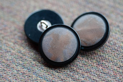 Suit or Coat Button With Stone-like Centre