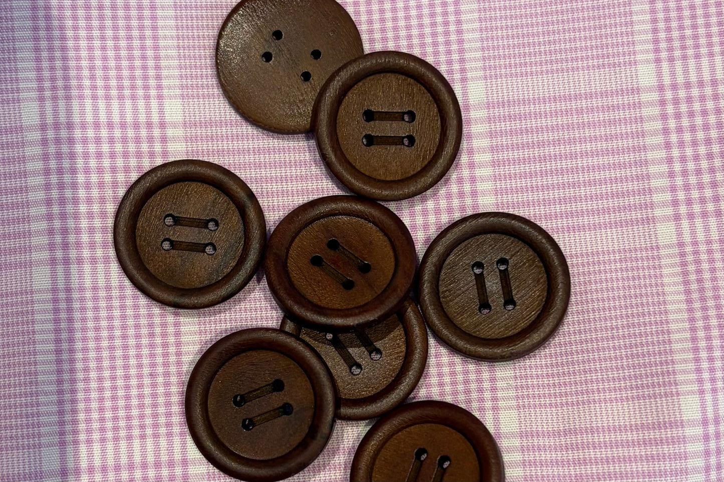 Olive Wood Button