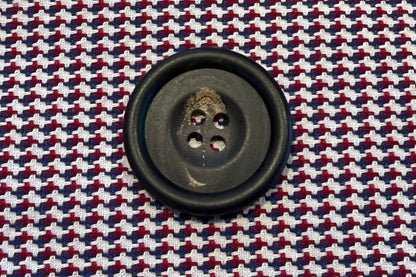 Natural Horn Button with Matte Finish (Three Sizes)