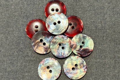 Resin Luminescent Button (Set of 9)