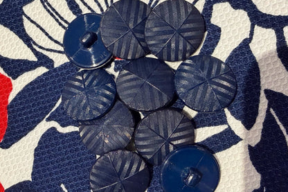 Blue Shank Button (Set of 10)