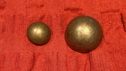 Half-Dome Bronze Button (Two sizes)