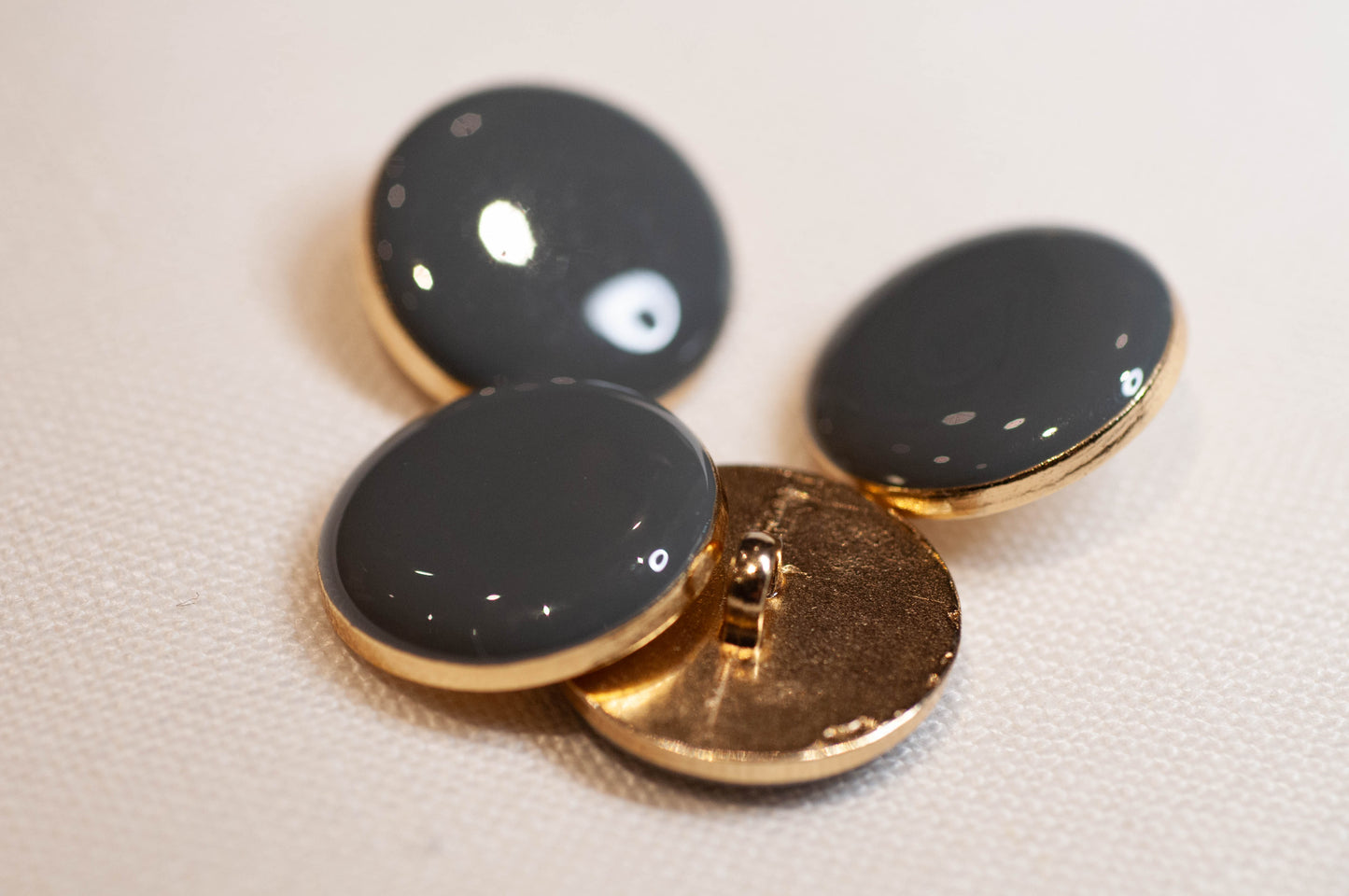 Grey Shank Button for Jackets and Coats